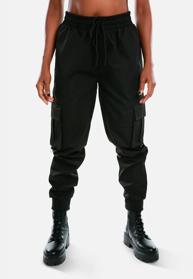 Drawstring Utility Pocket Cargo Pants