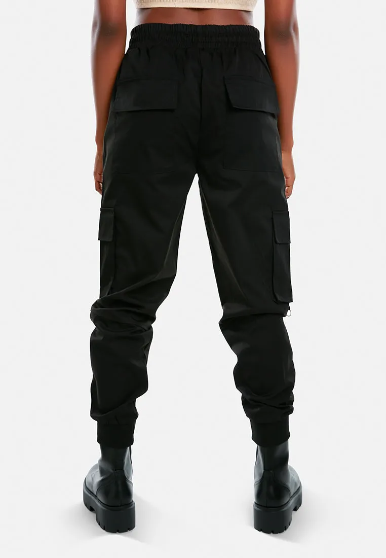 Drawstring Utility Pocket Cargo Pants