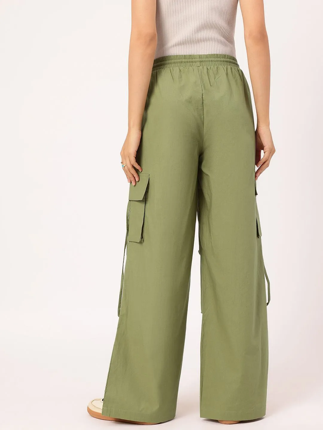 DressBerry Women Army Chic Cargo-Style Trousers