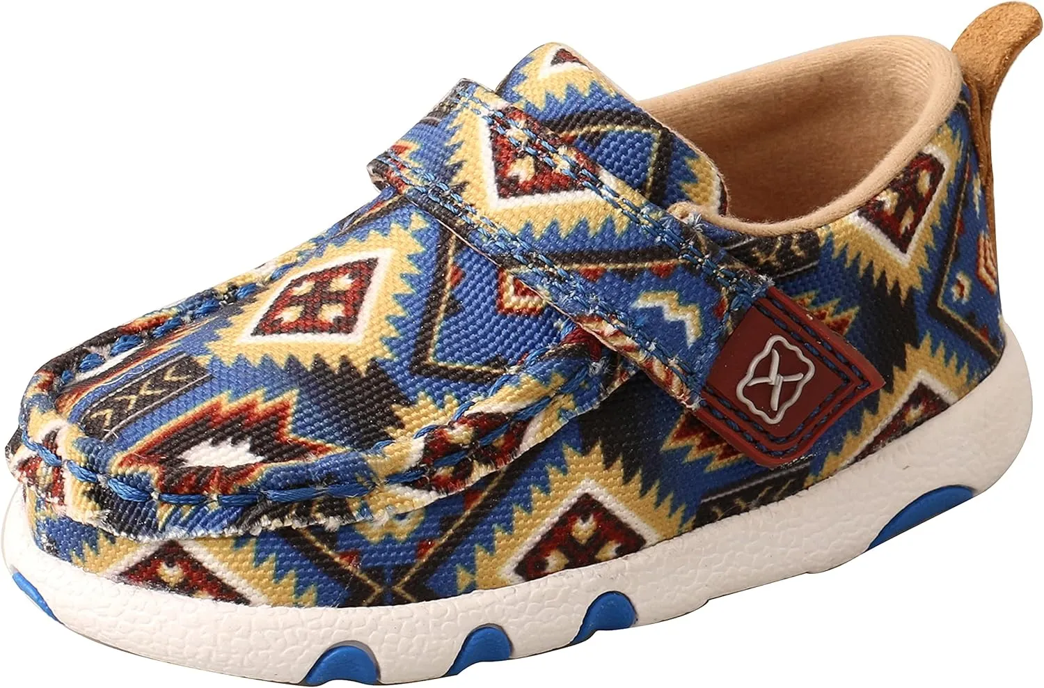 Driving Moc 06 / Medium / Blue Multi Aztec