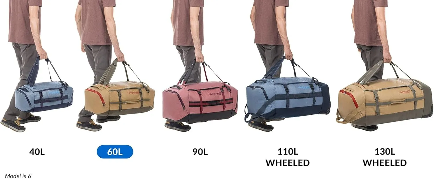 Eagle Creek Women's Cargo Hauler Large 90 Litre Duffel Bag, Fern/Grey, Varies