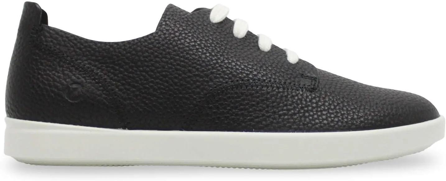 ECCO Womens Leisure 205133 Leather Black Trainers 10-10.5 US