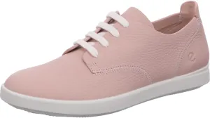 ECCO Womens Leisure 205133 Leather Rose Dust Trainers 7-7.5 US