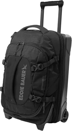 Eddie Bauer Expedition Duffel Bag 2.0-Made from Rugged Polycarbonate and Nylon, Black, 22L