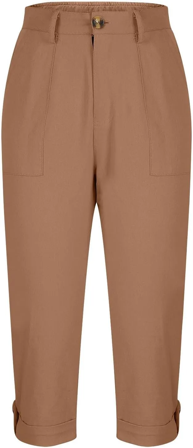 Elastic Sweatpants for Women Plus Size Lightweight Drawstring Casual Trousers Jogging Yoga Clothing Soft Breathable