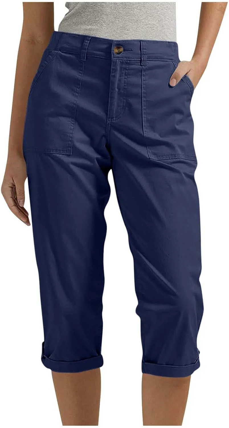 Elastic Sweatpants for Women Plus Size Lightweight Drawstring Casual Trousers Jogging Yoga Clothing Soft Breathable