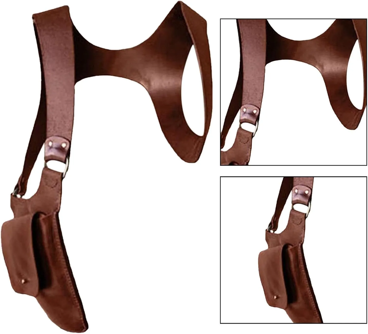 Elegant Leather Crossbody Purse for Phone and Essentials