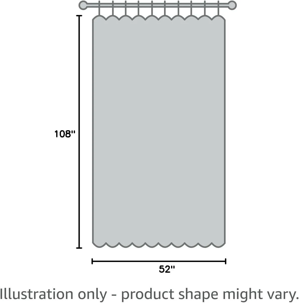 Elrene Home Fashions Brighton Windowpane Plaid Blackout Window Curtain, Living Room and Bedroom Drape with Back Tab and Rod Pocket Tabs, 52"x108", Black, 1 Panel