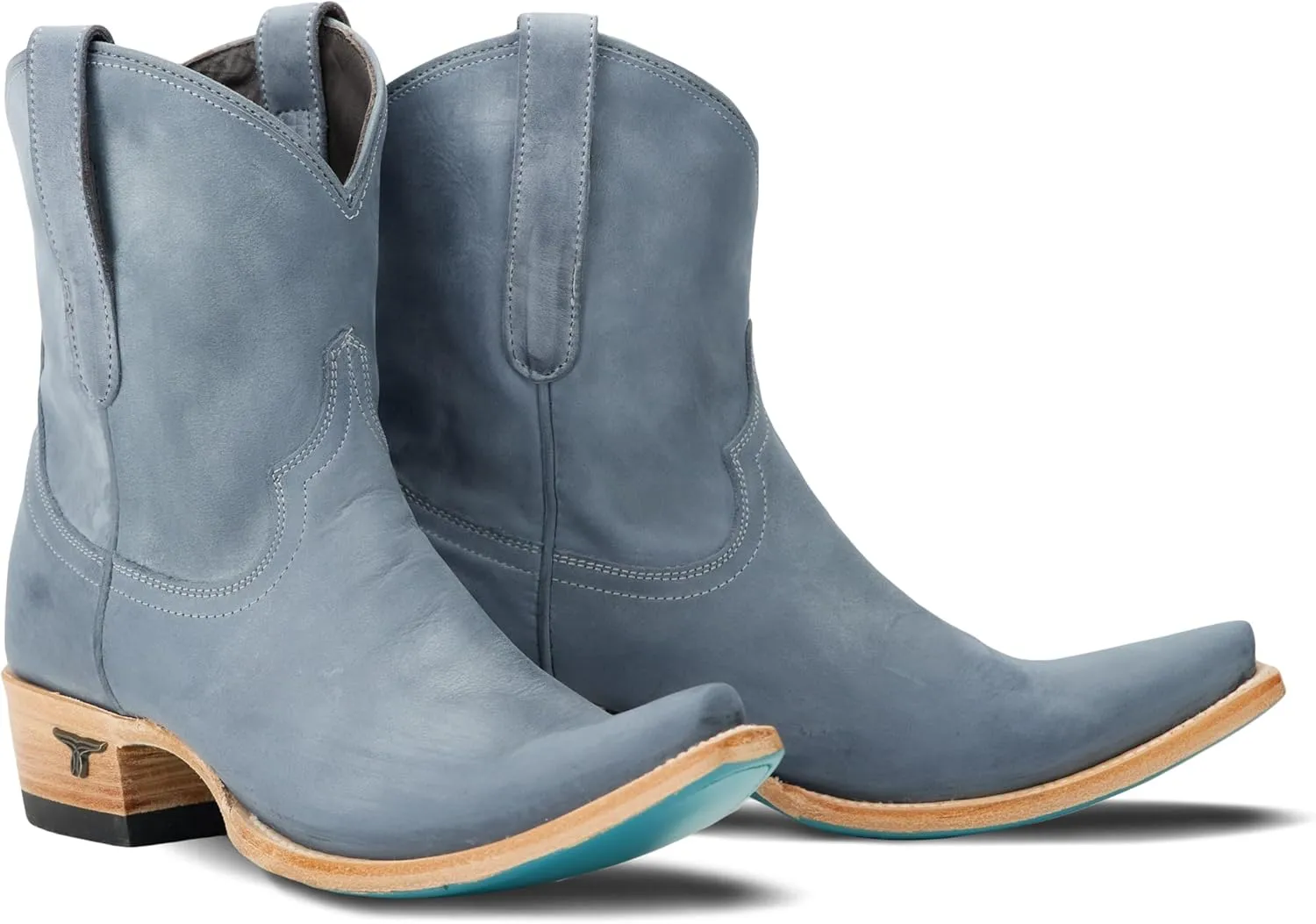 Emma Jane Bootie - Washed Denim
