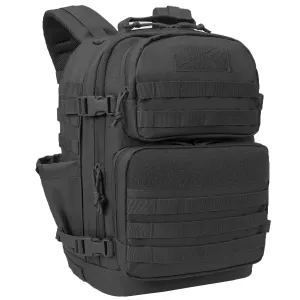 ETWBO Military Tactical Backpacks 45L Army 3 Days Assault Pack 3 Day Bug Out Bag Trekking Rucksack with Molle System Outdoor Camping Hunting Hiking Laptop Daypack(Black)