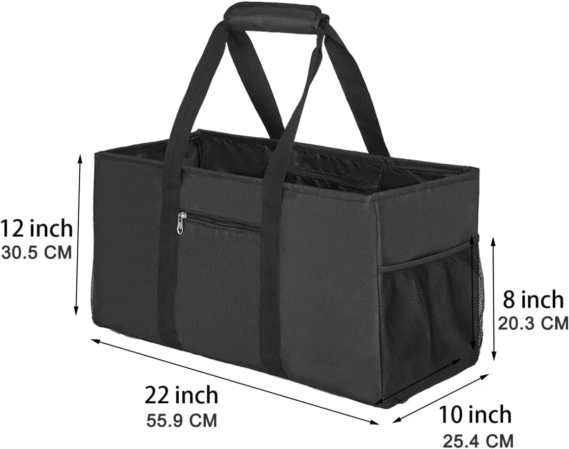 Extra Large Utility Tote Bag,Reusable Shopping Bags with Handles - Waterproof,Foldable,and Spacious