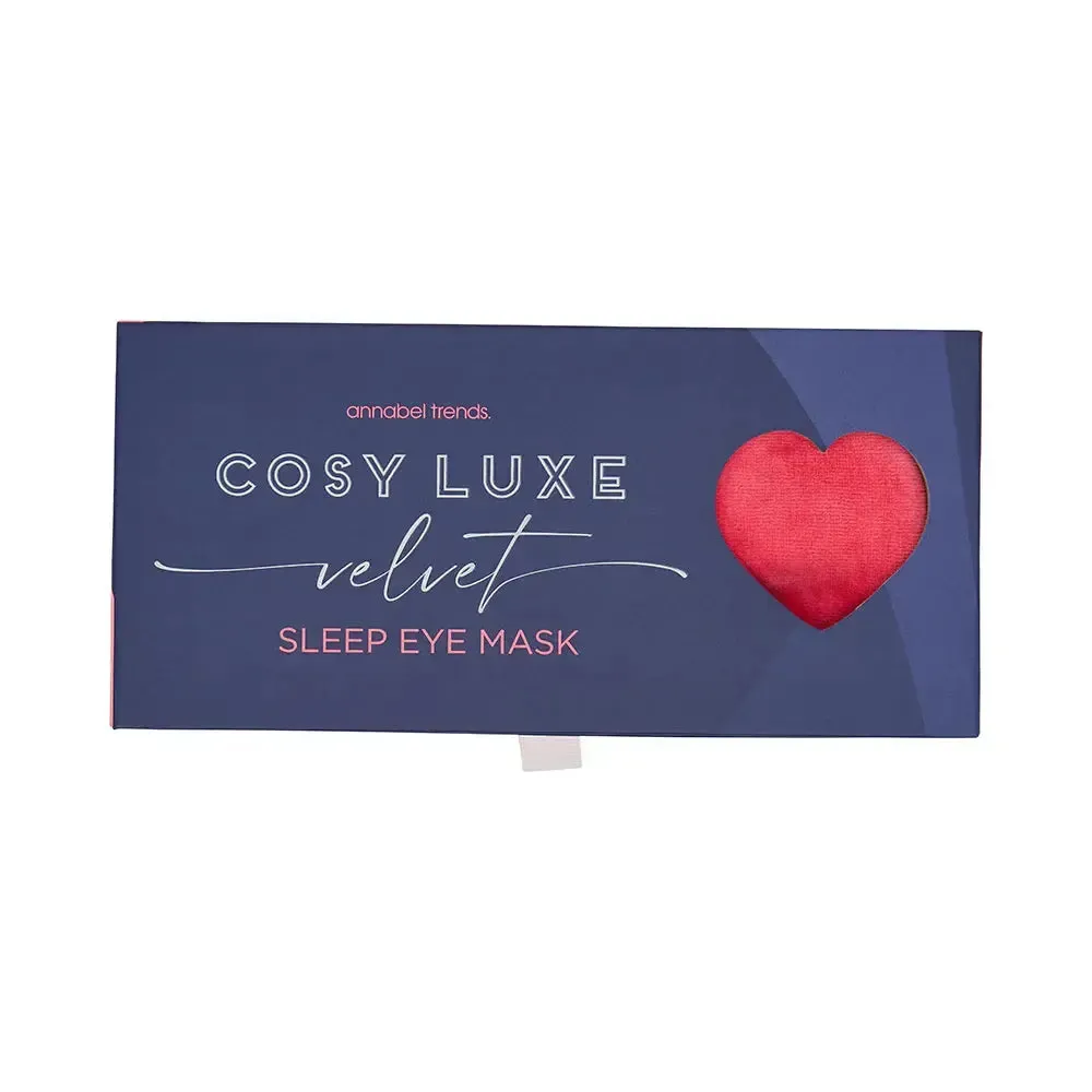 Eye Mask Cosy Luxe Velvet - Pink Crush