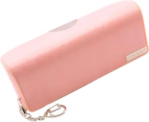Eyeglasses Case – Vegan Leather Hard Shell Holder, One-Hand Access, Fits Sunglasses, Readers, Blue Light Glasses