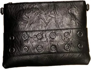 Fashion Rivet Women Envelope Clutch Bag PU Leather Crossbody Messenger Bags Female Shoulder Handbag Wristlet Clutches