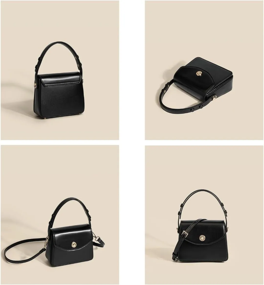 Fashion Women's Shoulder Bag Vegan Leather handbags for women Top-Handle Crossbody Small Cute Clutch Hobo Purse