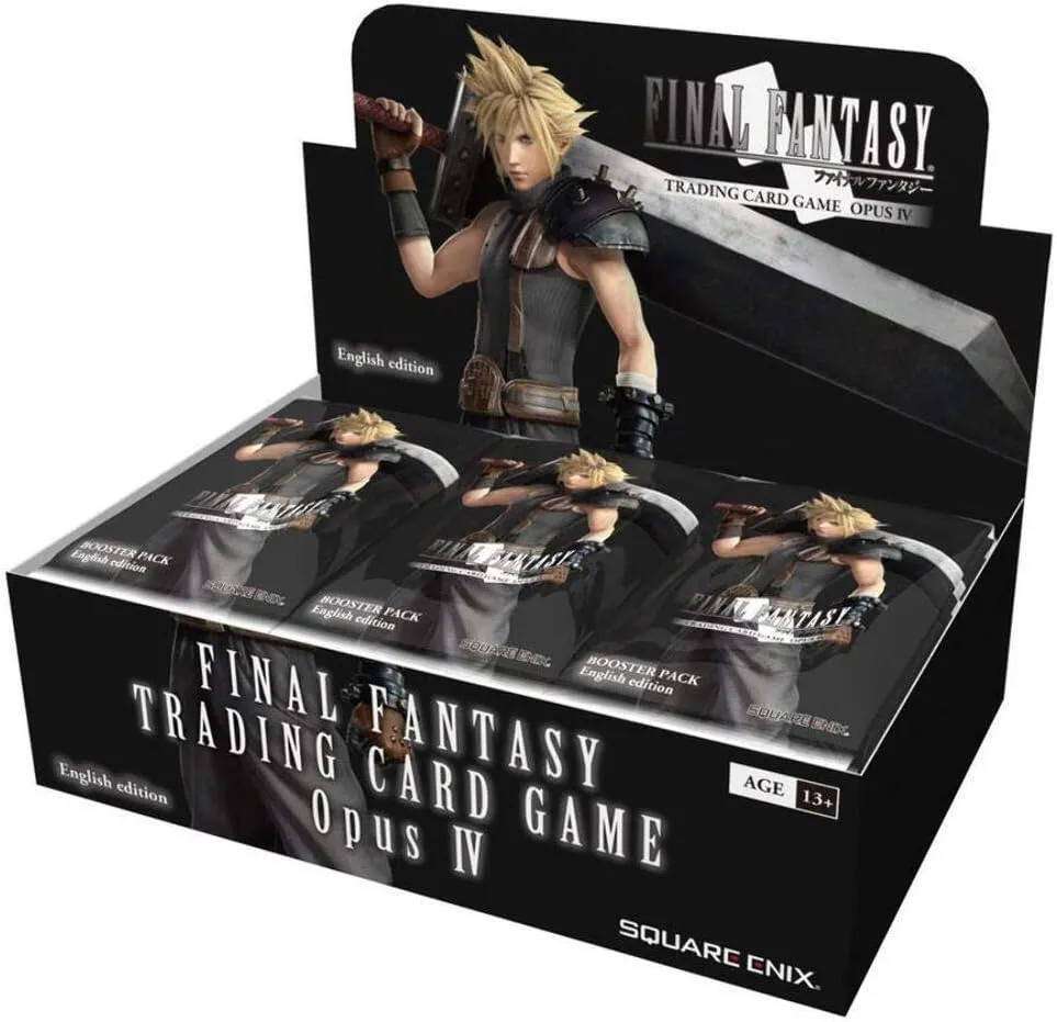 Final Fantasy TCG: Opus IV Collection Booster Display