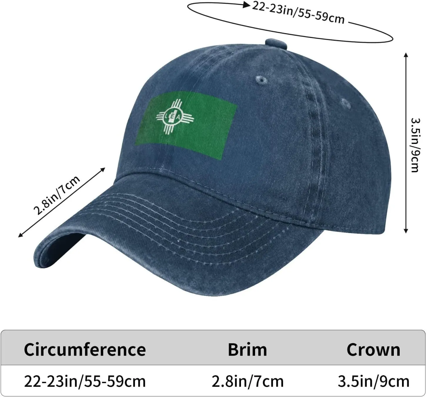 Flag of Lea County, New Mexico Baseball Cap for Men Women Adjustable Vintage Washed Cotton Dad Hat