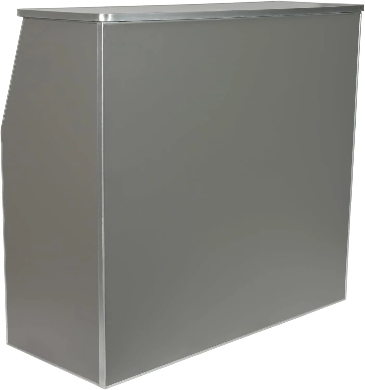 Flash Furniture Amara 4' Gray Laminate Foldable Bar - Portable Event Bar