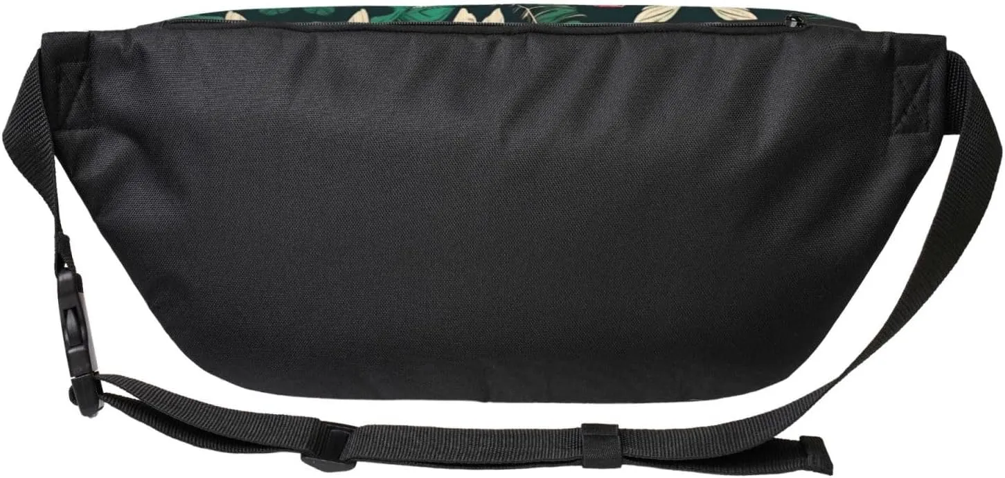 flower leaf Fanny Pack Crossbody Sling Bag â€“ Zipper Pockets for Travel, Hiking, Cycling, Workouts, and Everyday Use