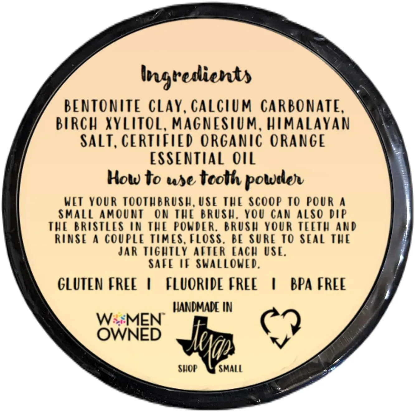 Fluoride Free Remineralizing Tooth Powder Kid Safe Orange Formula Value Size Up to 6 Month Supply I for Naturally Stronger Teeth I Healthier Gums I Brighter Smile