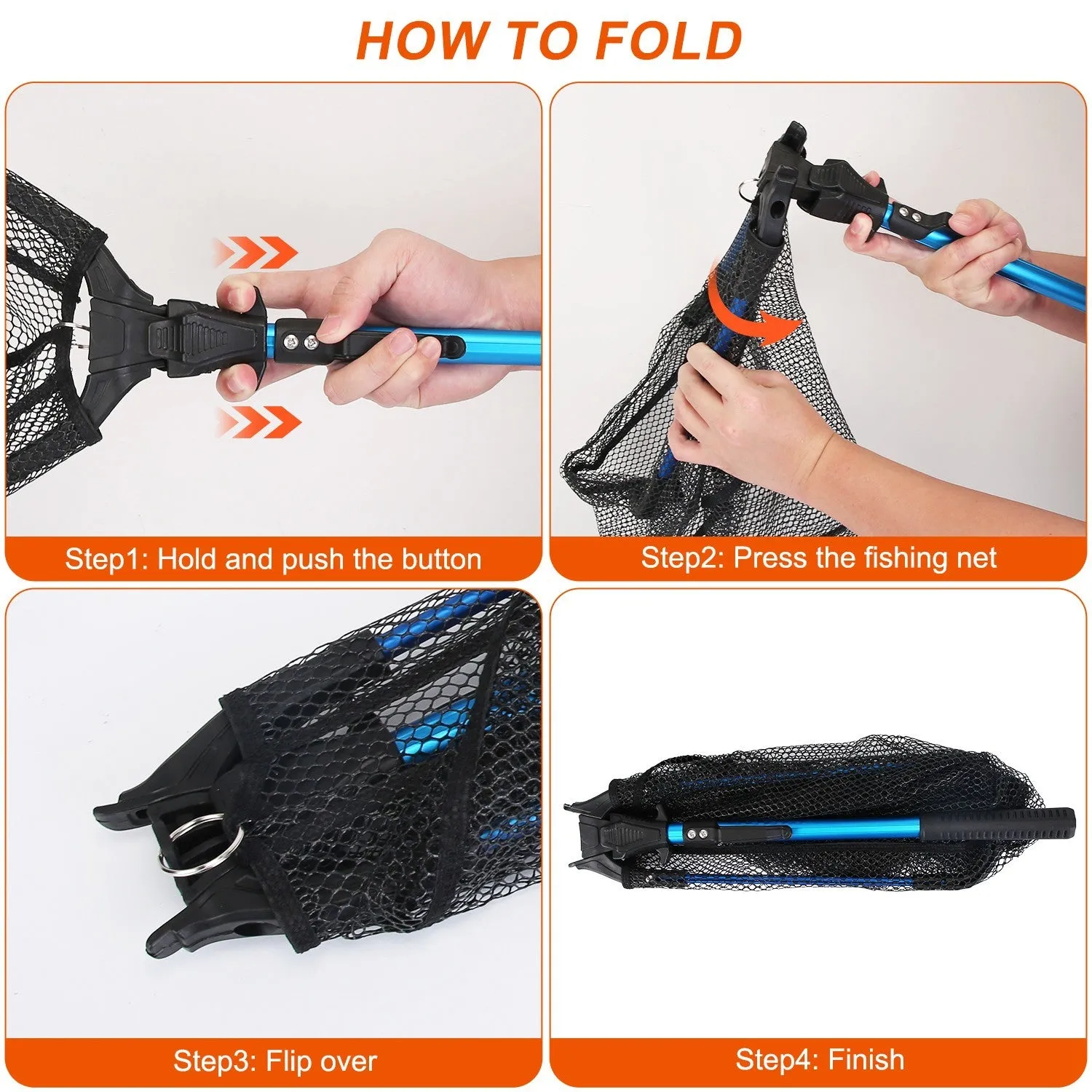 Foldable Fishing Net – Durable & Portable