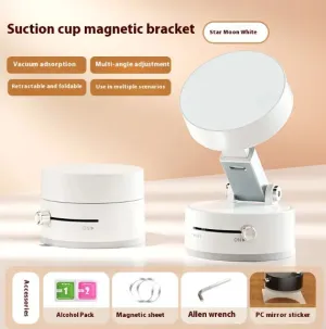 Foldable Magnetic Vacuum Car Phone Holder