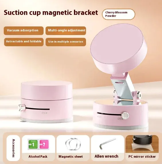 Foldable Magnetic Vacuum Car Phone Holder
