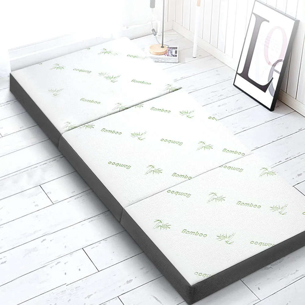 Foldable Mattress Folding Foam Single Bamboo