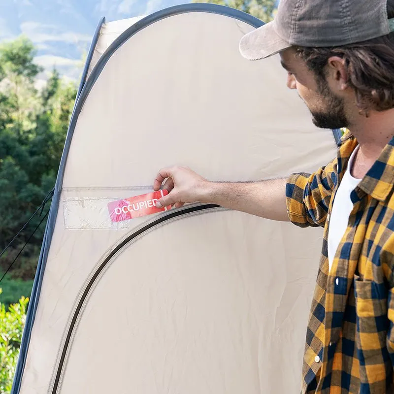 Foldable portable changing tent