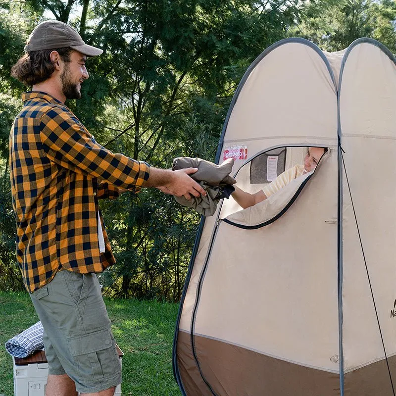 Foldable portable changing tent