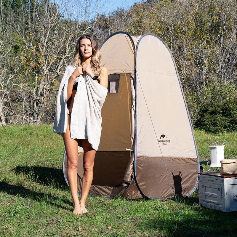Foldable portable changing tent