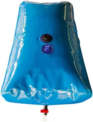 Foldable Rain Barrel Large Water Tank, Multifunctional PVC Water Storage Bag with Faucet, Portable Garden & Car Water Tank for Irrigation & Emergency Use (110L-2000L)(1500L(400gal))