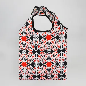 Foldable Shopping Bag - Maori Design