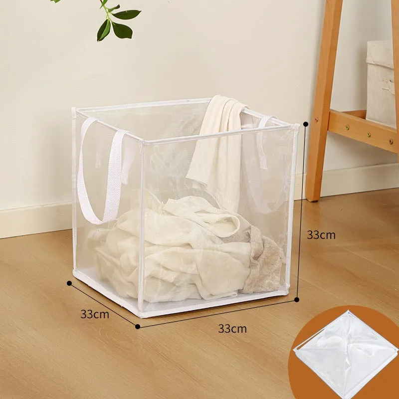 Foldable Square Laundry Basket, Clothes Lightweight Laundry Hamper