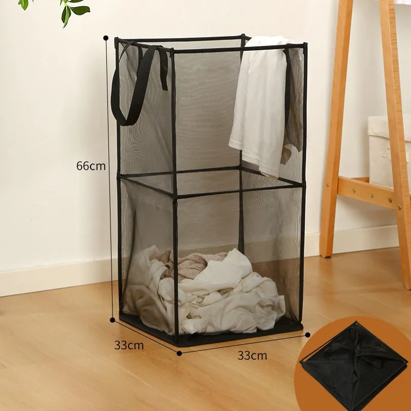 Foldable Square Laundry Basket, Clothes Lightweight Laundry Hamper