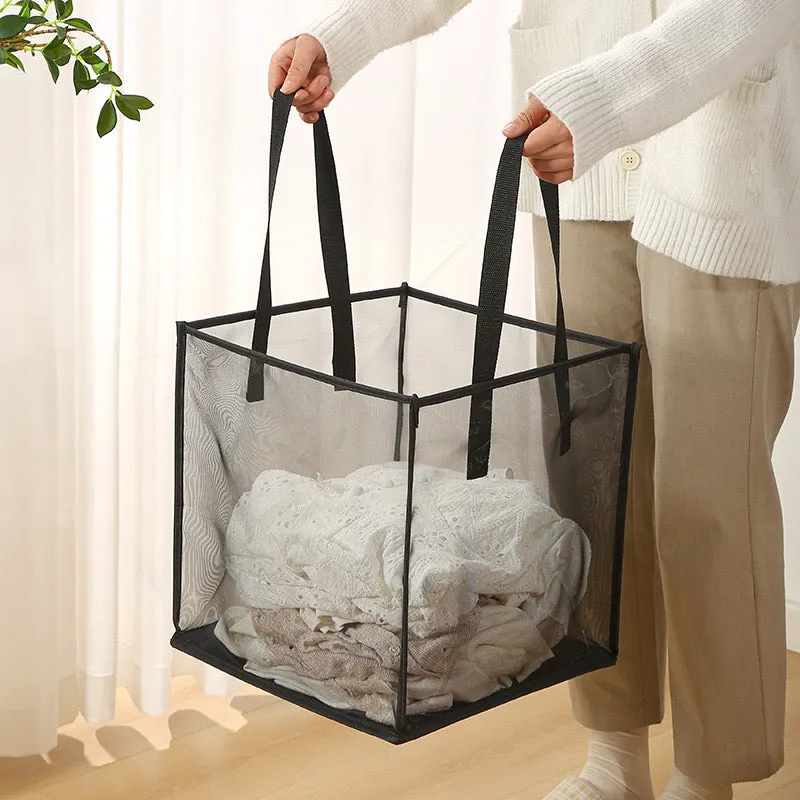 Foldable Square Laundry Basket, Clothes Lightweight Laundry Hamper