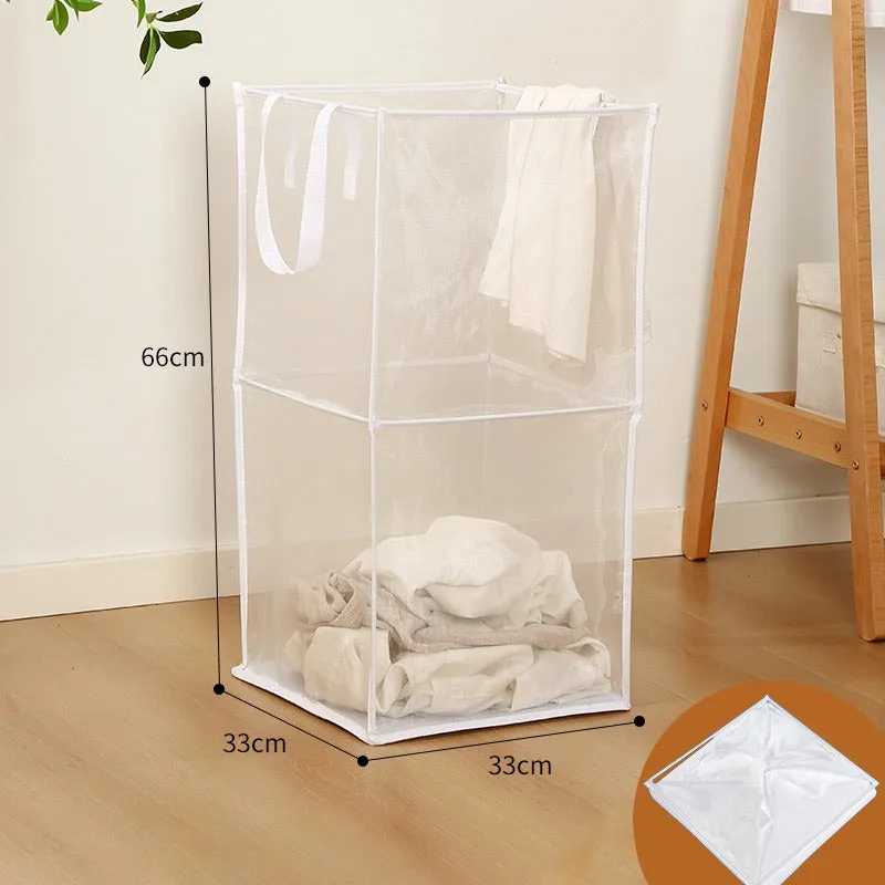 Foldable Square Laundry Basket, Clothes Lightweight Laundry Hamper