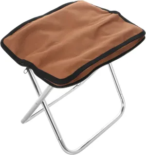 Folding Camping Stool Lightweight Portable Chair for Outdoor Activities Ergonomic Design for Comfort Construction for Picnics Barbecues and Road Trips
