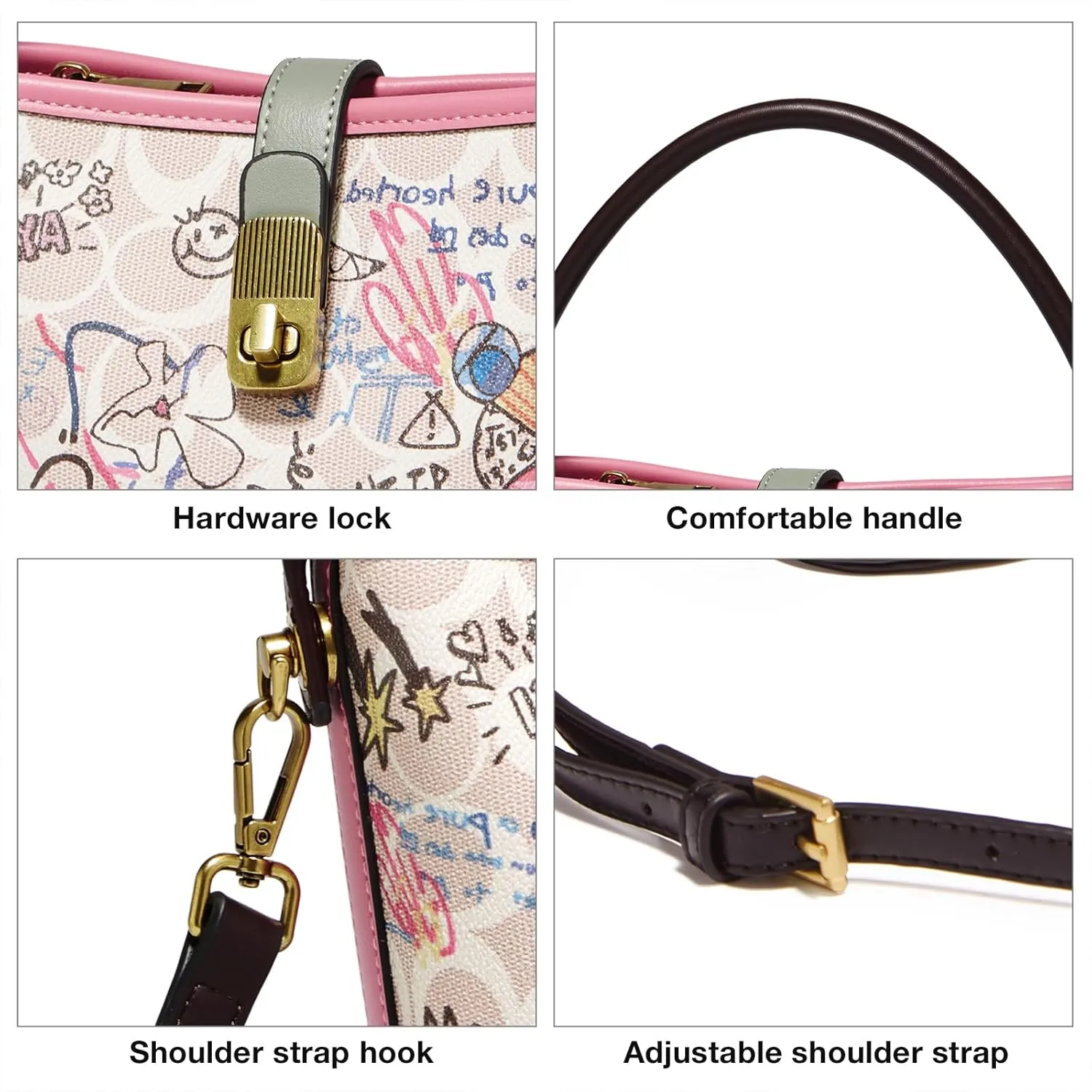 FOXLOVER Small Bucket Bag For Women Fashion Simplicity Crossbody Handbag Designer Shoulder Purse