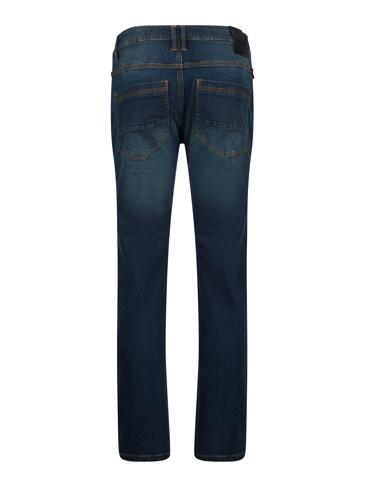 FREDDIE FAST STRAIGHT LEG DARK BLUE/BLACK JEANS