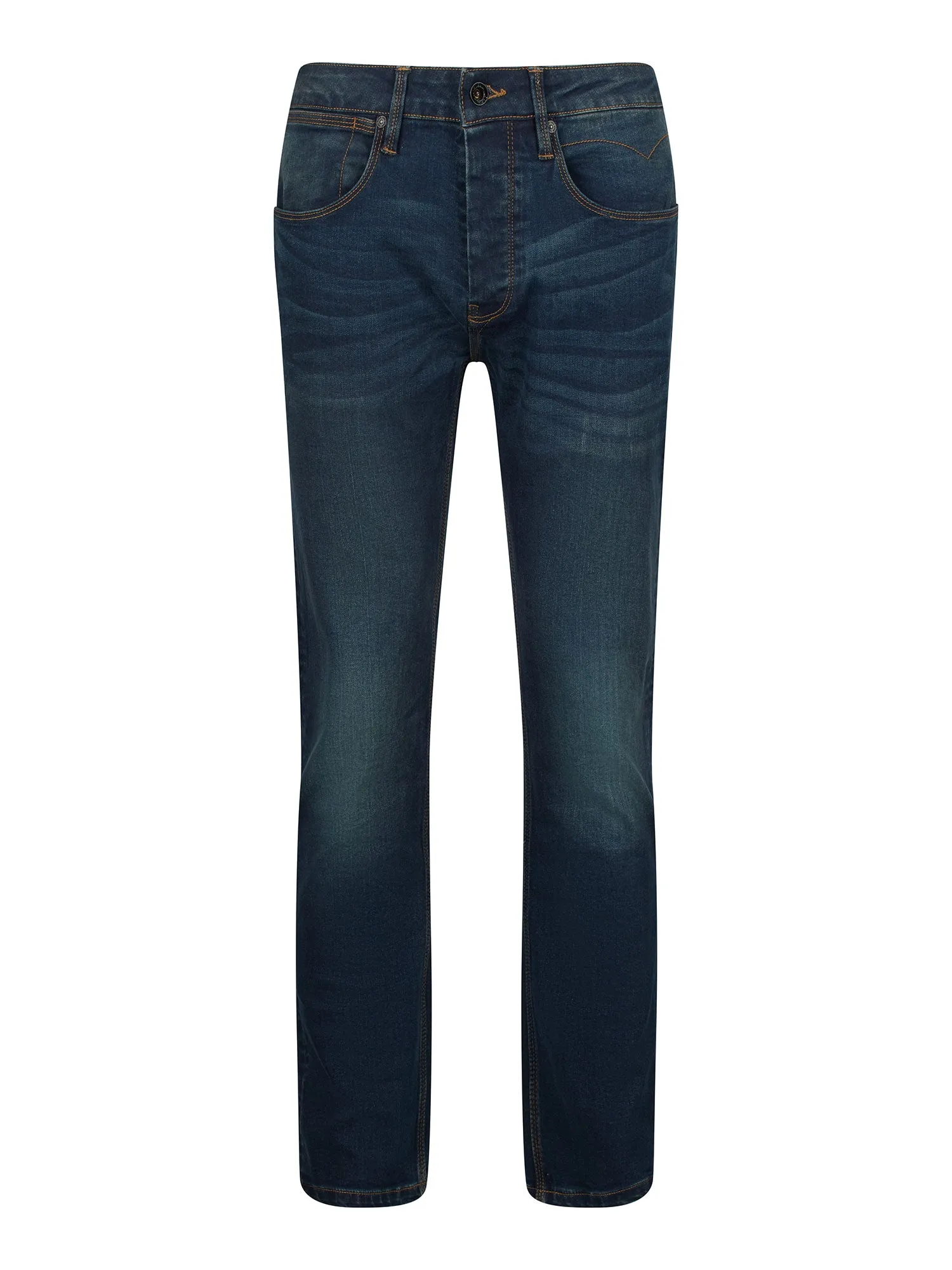FREDDIE FAST STRAIGHT LEG DARK BLUE/BLACK JEANS