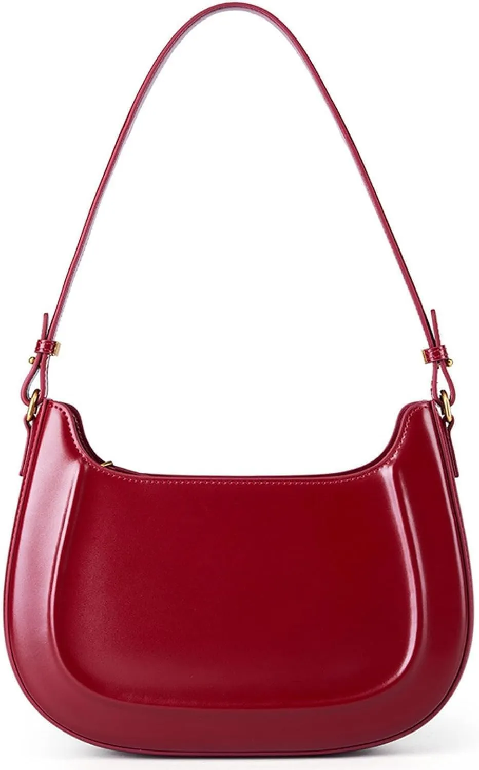 Genuine Leather Purses Handbags for Women Top Handle Satchel Ladies Shoulder Crossbody Bag with Adjustable Strap, One Color, One Size
