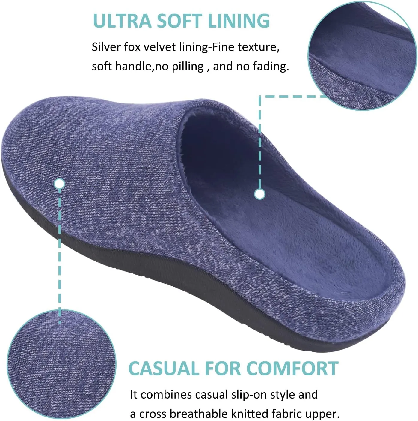 Git-up Orthotic Slippers with Arch Support for Plantar Fasciitis Pain Relief,Comfortable Slip On Clog,Indoor Outdoor Orthopedic House Shoes with Anti-Skid Rubber Sole
