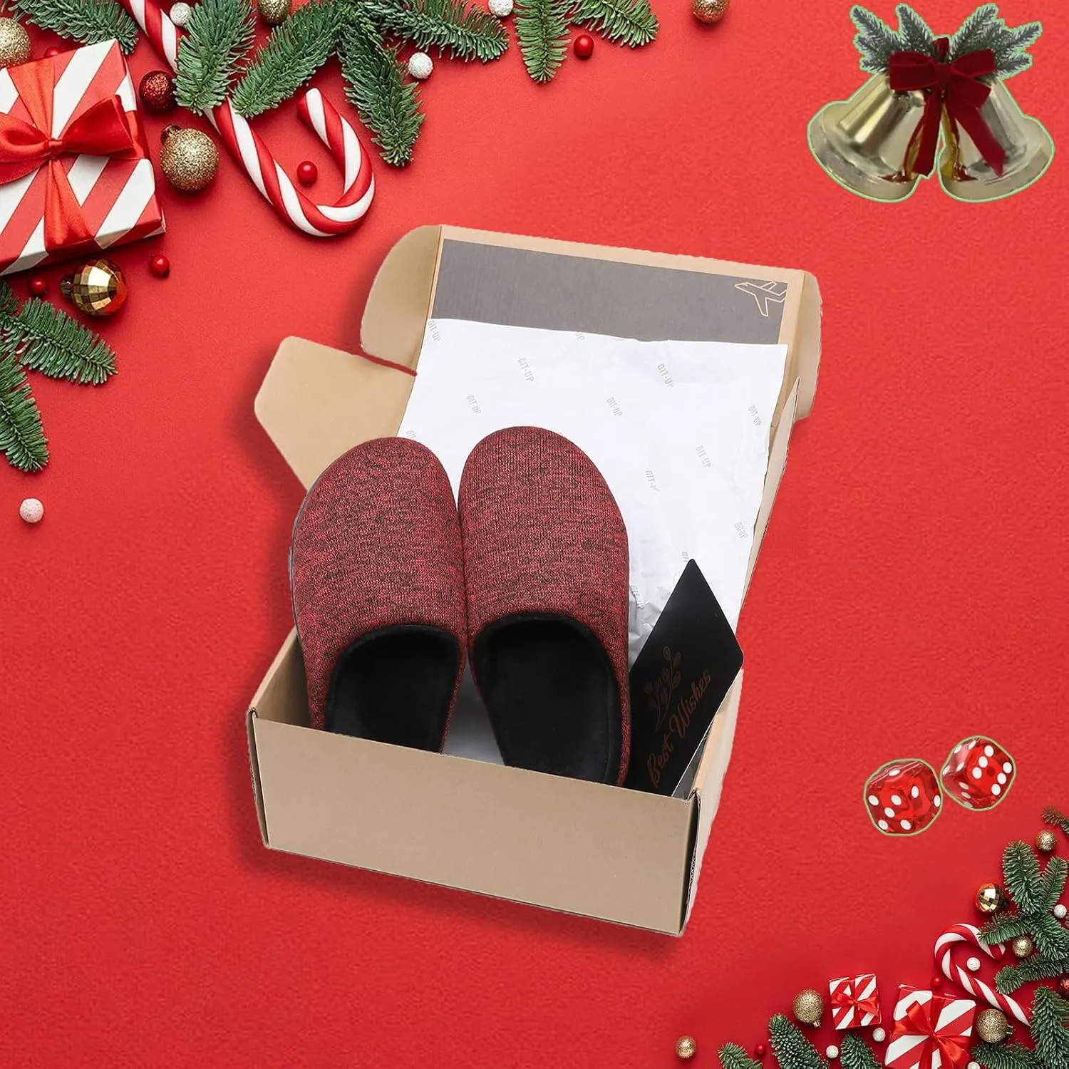 Git-up Orthotic Slippers with Arch Support for Plantar Fasciitis Pain Relief,Comfortable Slip On Clog,Indoor Outdoor Orthopedic House Shoes with Anti-Skid Rubber Sole