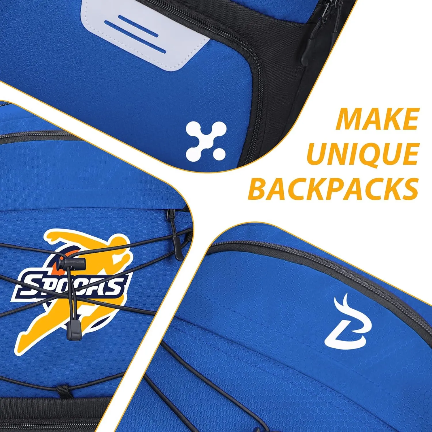 Goloni Soccer Backpack,Soccer Bag with Ball Holder & Shoe Compartment,Large Sports Bag for Basketball, Volleyball,Football