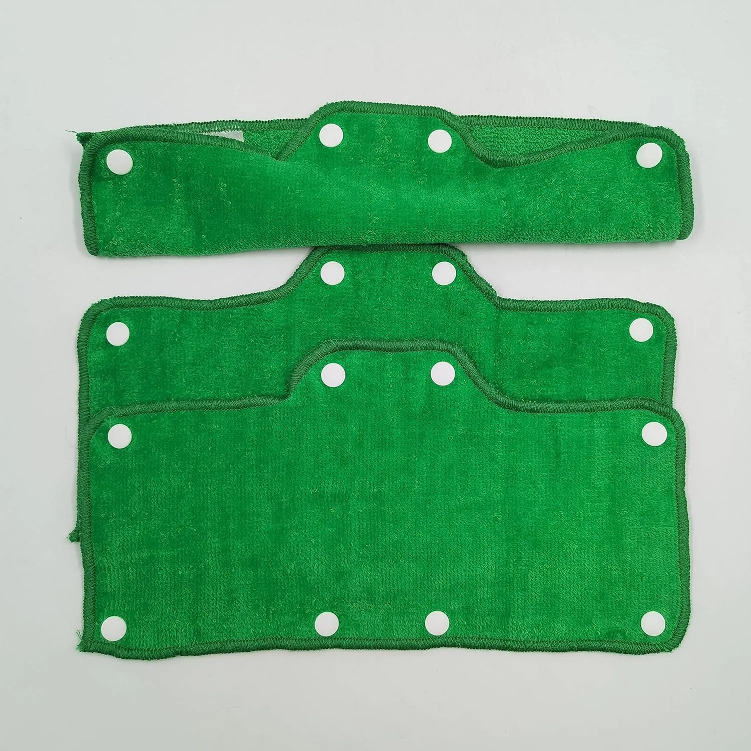 Green Sweatband for Hardhat Washable Velvet Terry Cotton Hard Hat Liner NAEE snap on (6pcs)