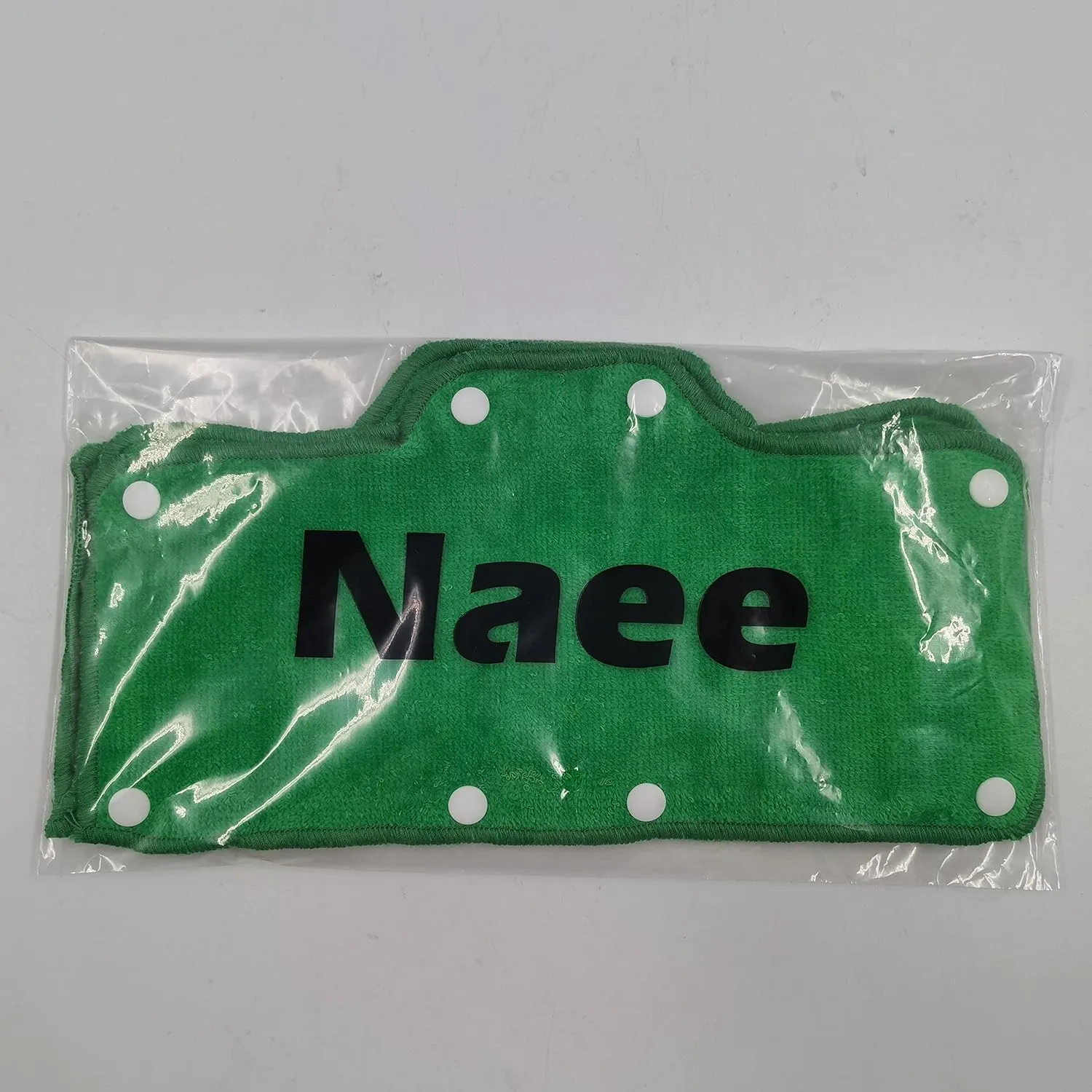 Green Sweatband for Hardhat Washable Velvet Terry Cotton Hard Hat Liner NAEE snap on (6pcs)