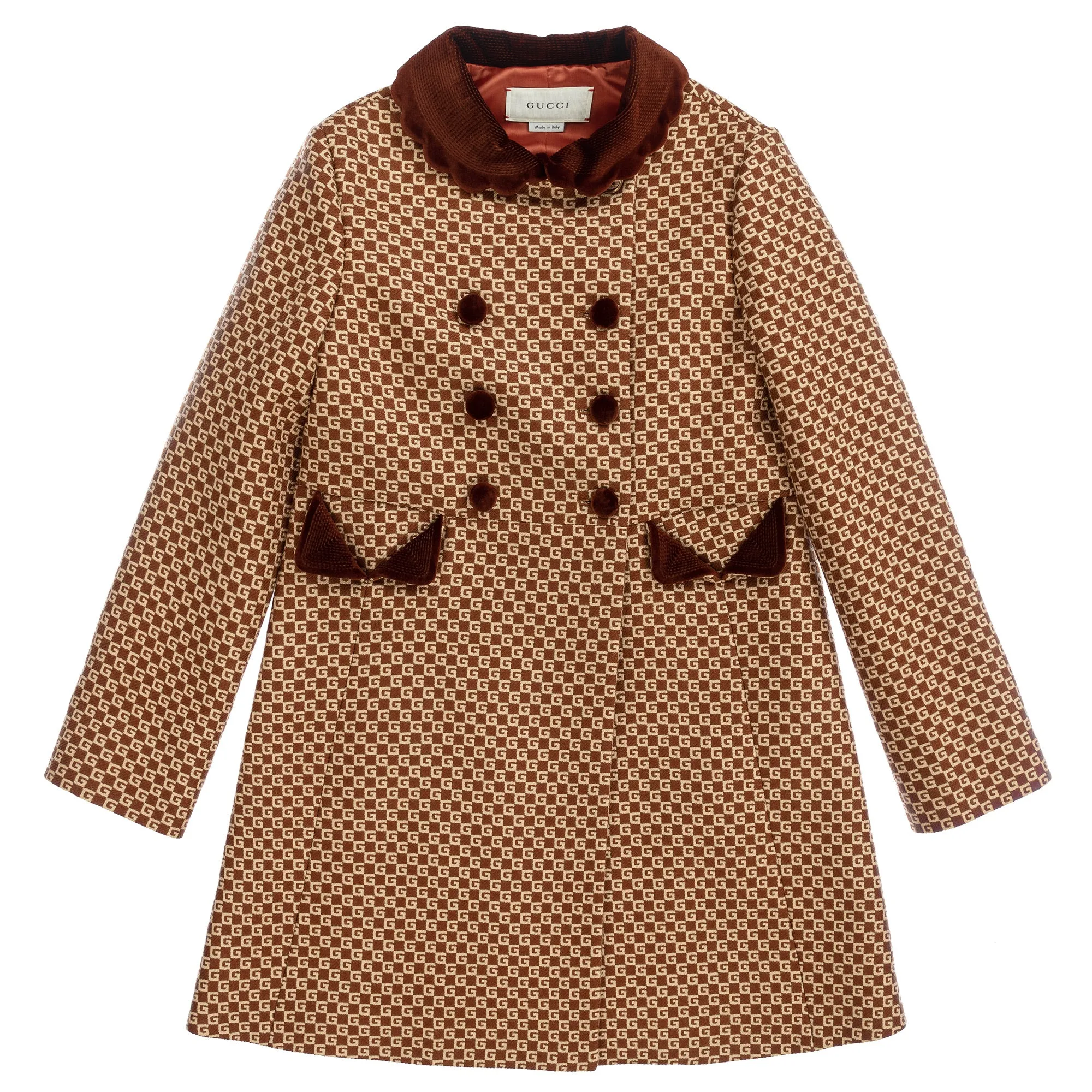 GUCCI Girls Wool Coat