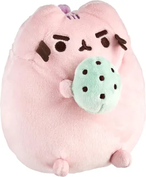 GUND Pusheenosaurus Standing with Egg, Cotton Candy, 6 in