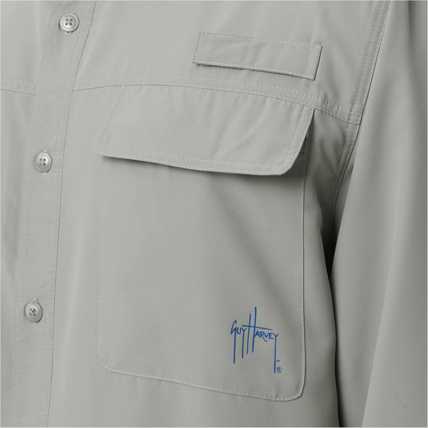 Guy Harvey Men's Long Sleeve Performance Fishing Shirt